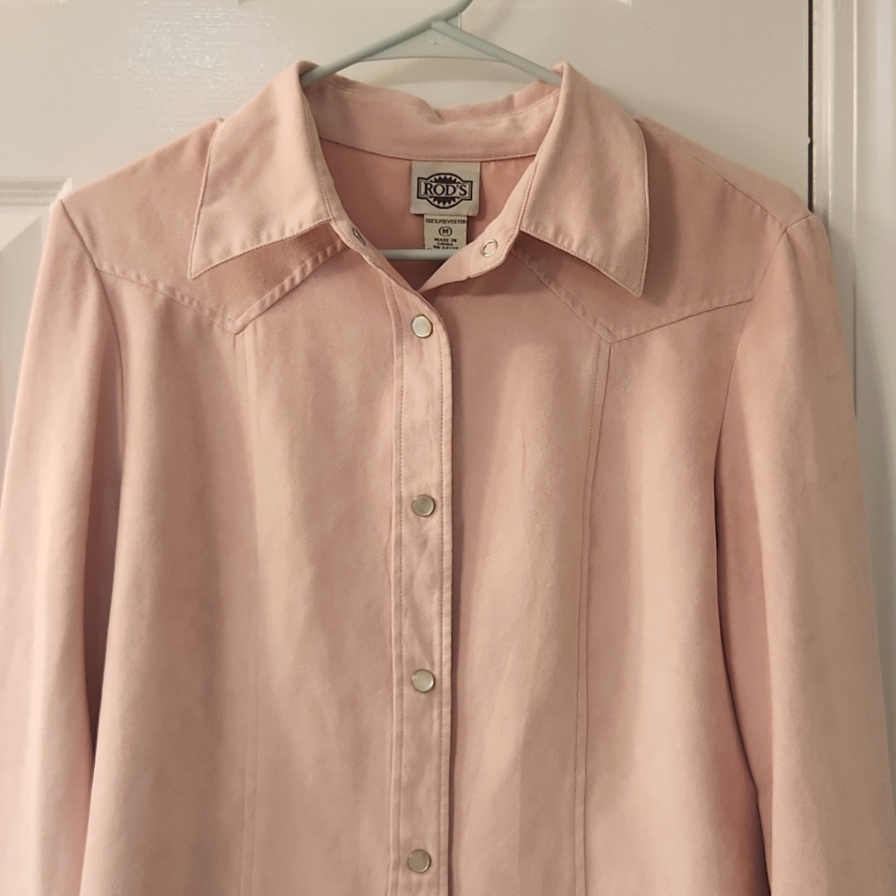 Pink Button Down - Picture 2 of 4